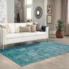 Sahara Essence Collection Area Rug - Oasis (Teal) Rectangle Teal  lifestyle 15