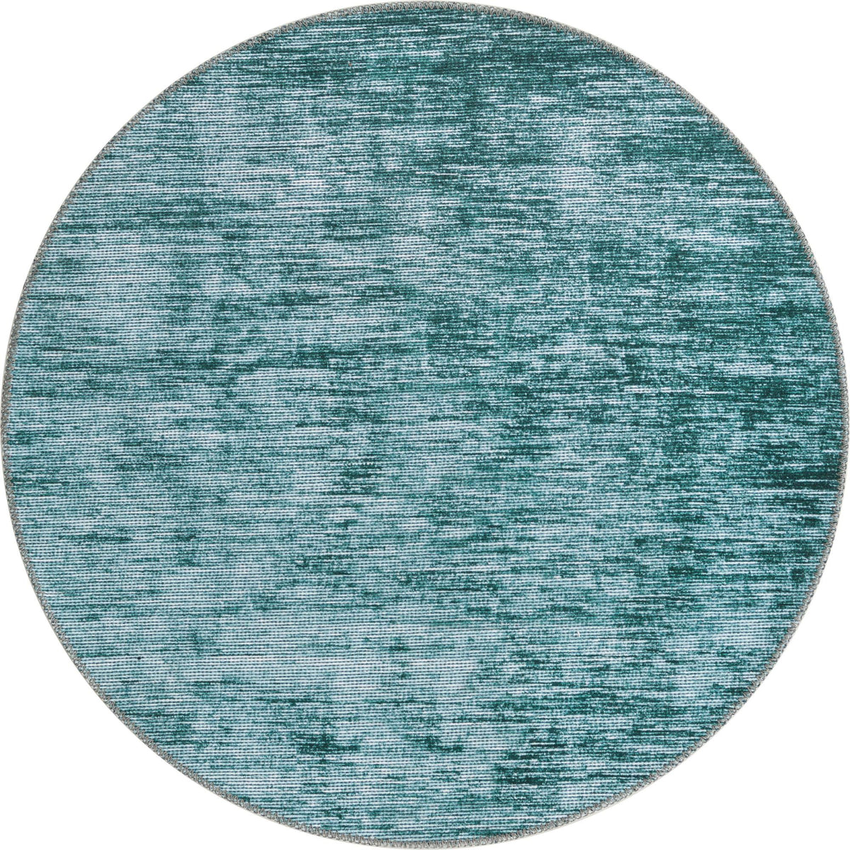 Sahara Essence Collection Area Rug - Oasis (Teal) Round Teal  lifestyle 17