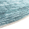 Sahara Essence Collection Area Rug - Oasis (Teal) Round Teal  lifestyle 42