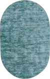 Sahara Essence Collection Area Rug - Oasis (Teal) Oval Teal  lifestyle 18