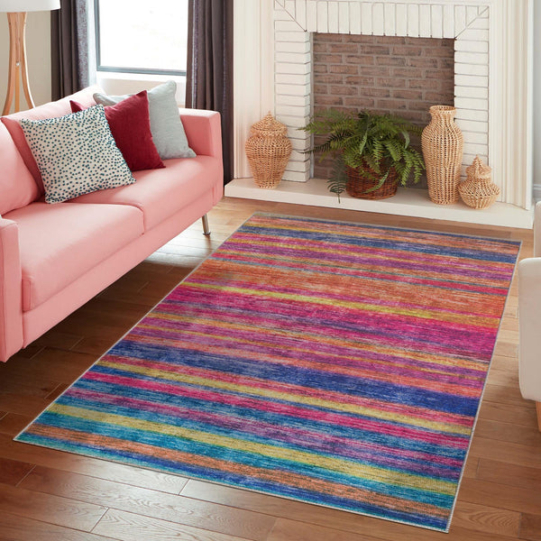 Sahara Essence Collection Area Rug - Oasis (Multi) Rectangle Multi  lifestyle 14
