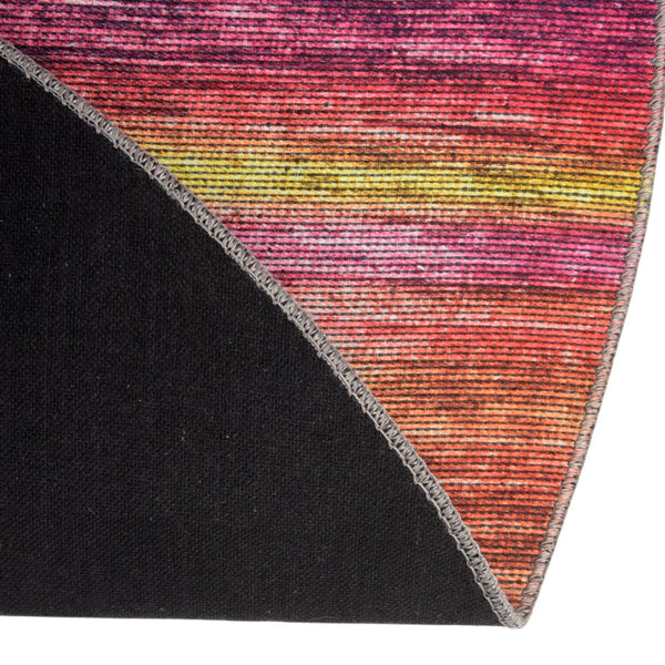 Sahara Essence Collection Area Rug - Oasis (Multi) Round Multi  lifestyle 52
