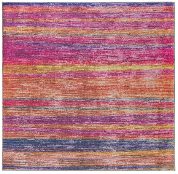 Sahara Essence Collection Area Rug - Oasis (Multi) Square Multi  lifestyle 20