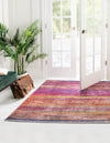Sahara Essence Collection Area Rug - Oasis (Multi) Square Multi  lifestyle 25