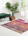 Sahara Essence Collection Area Rug - Oasis (Multi) Square Multi  lifestyle 30