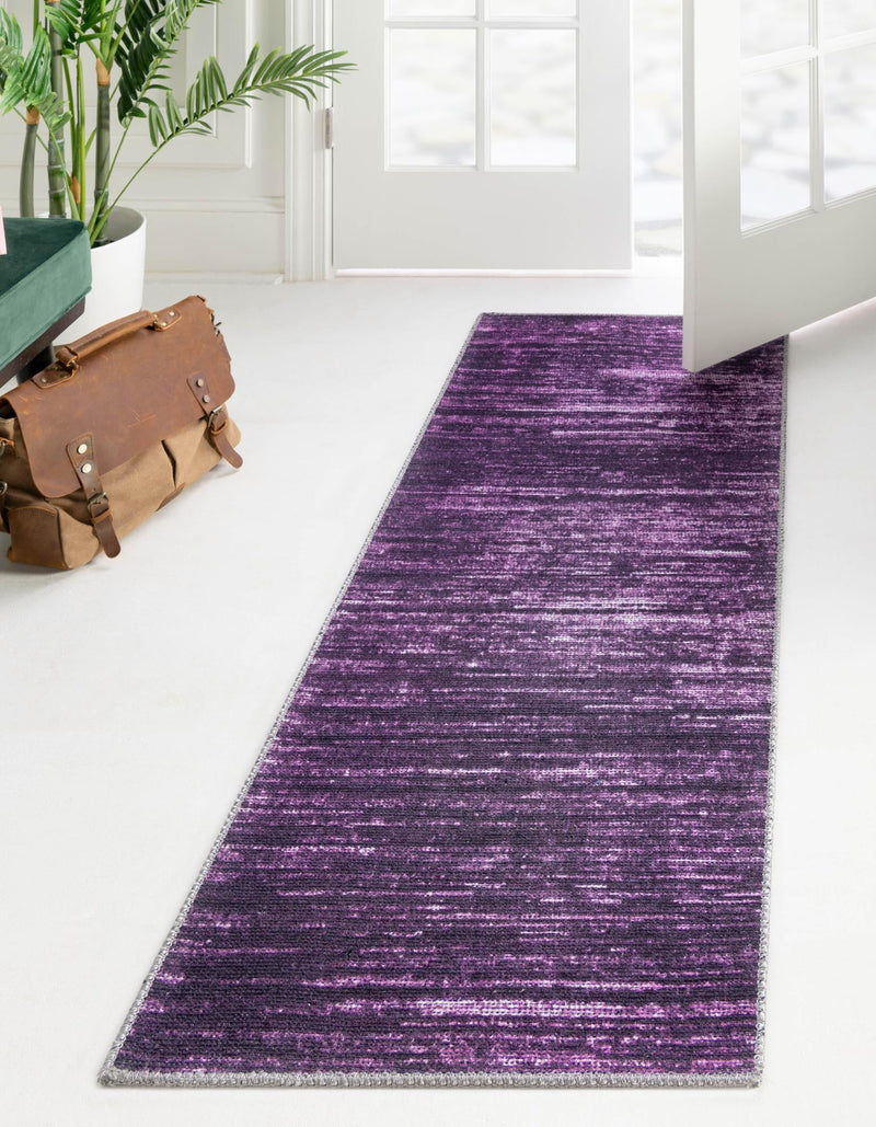 Sahara Essence Collection Area Rug - Oasis (Purple) Runner Purple  lifestyle 21