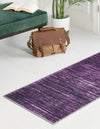 Sahara Essence Collection Area Rug - Oasis (Purple) Runner Purple  lifestyle 26