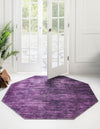 Sahara Essence Collection Area Rug - Oasis (Purple) Octagon Purple  lifestyle 24