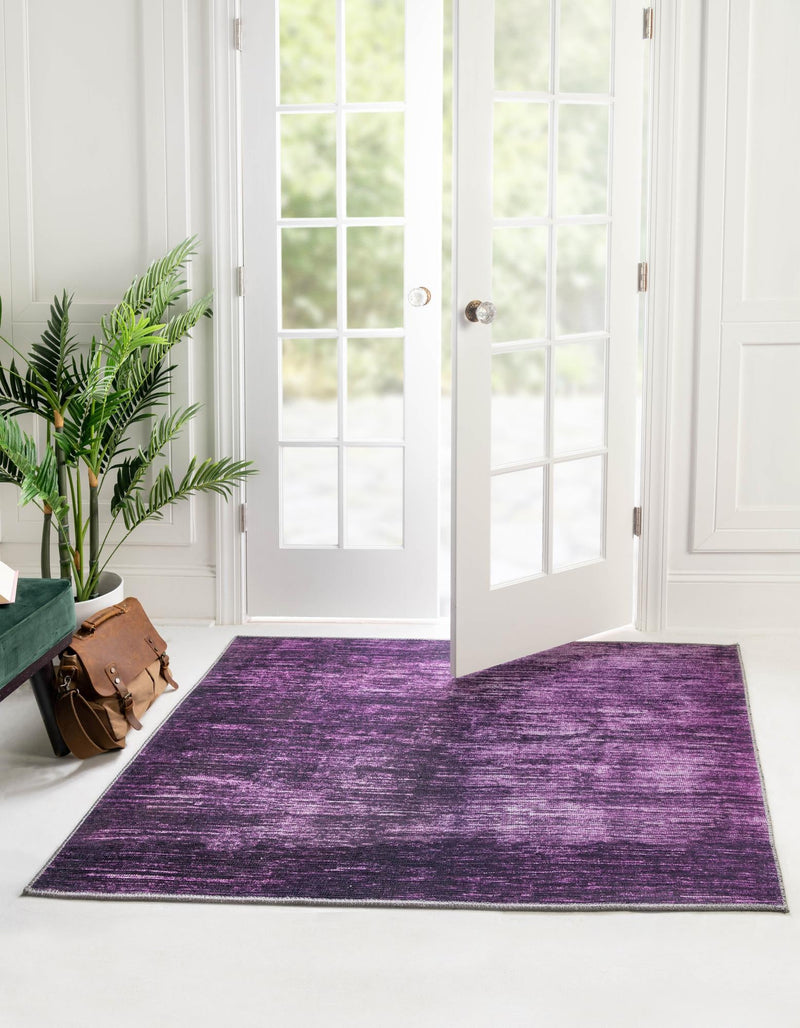 Sahara Essence Collection Area Rug - Oasis (Purple) Square Purple  lifestyle 25