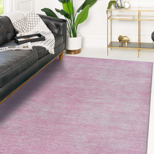 Sahara Essence Collection Area Rug - Oasis (Pink) Rectangle Pink  lifestyle 14