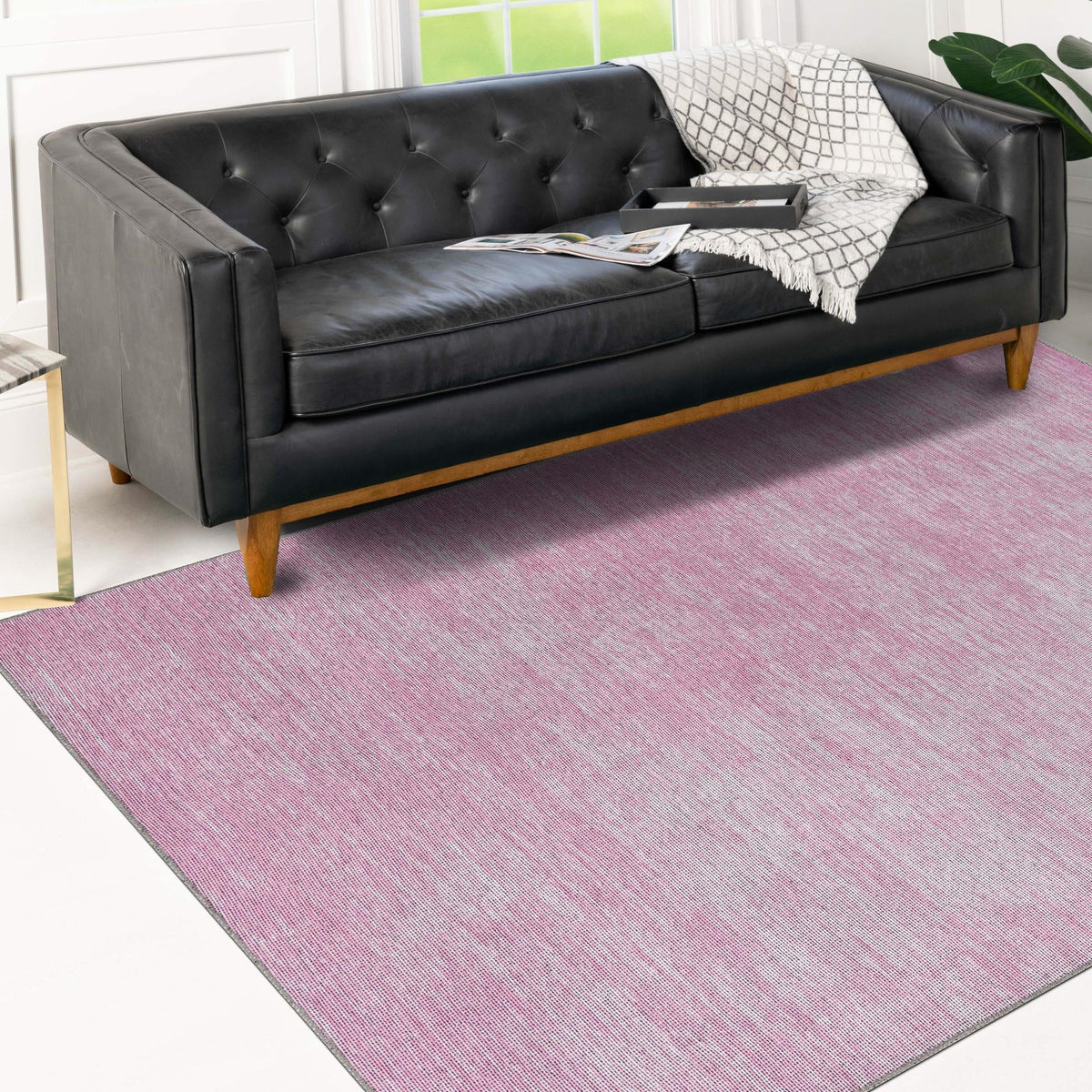 Sahara Essence Collection Area Rug - Oasis (Pink) Rectangle Pink  lifestyle 15