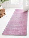 Sahara Essence Collection Area Rug - Oasis (Pink) Runner Pink  lifestyle 21
