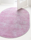 Sahara Essence Collection Area Rug - Oasis (Pink) Oval Pink  lifestyle 23