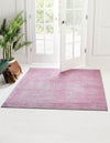 Sahara Essence Collection Area Rug - Oasis (Pink) Square Pink  lifestyle 25