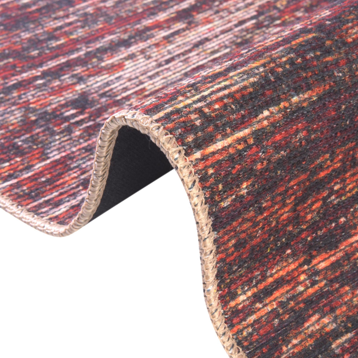 Sahara Essence Collection Area Rug - Oasis (Rust Red) Rectangle Rust Red  lifestyle 9