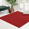 Everyday Elegance Collection Area Rug - Serenity (Garnet red) Square Garnet red  lifestyle 41