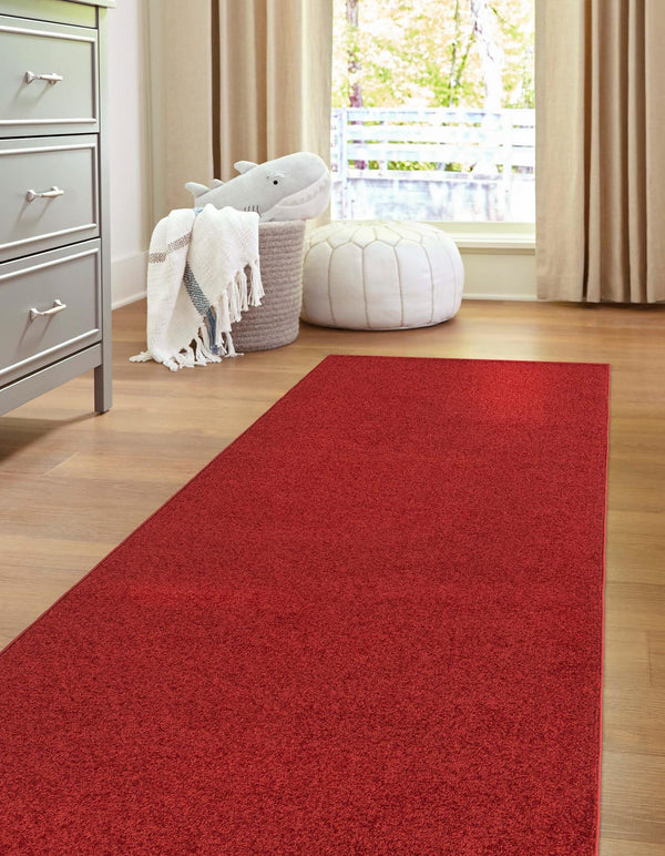 Everyday Elegance Collection Area Rug - Serenity (Garnet red) Runner Garnet red  lifestyle 18