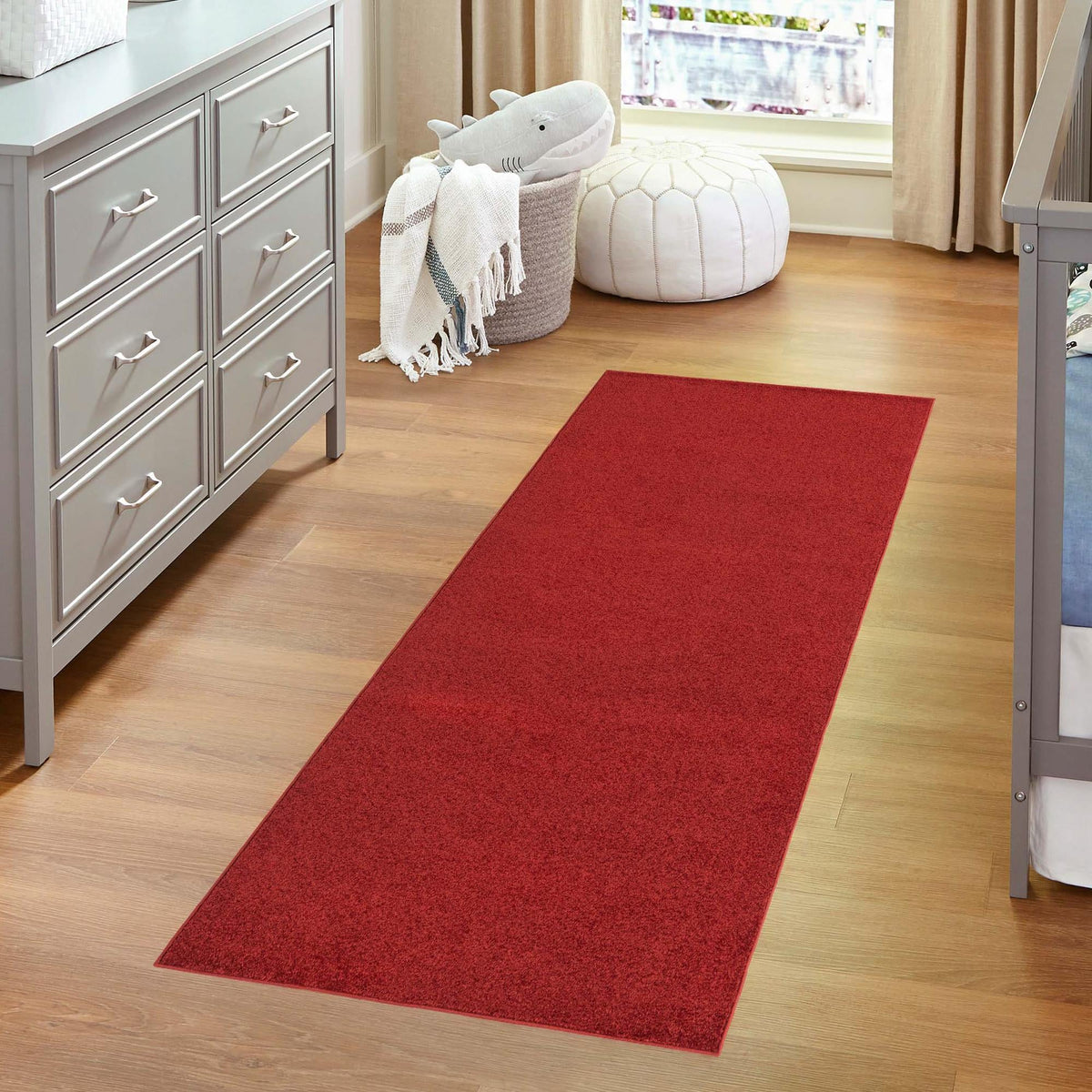 Everyday Elegance Collection Area Rug - Serenity (Garnet red) Runner Garnet red  lifestyle 40