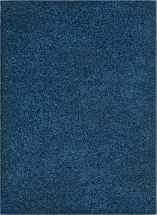 Everyday Elegance Collection Area Rug - Serenity (Navy Blue) Rectangle Navy Blue Main