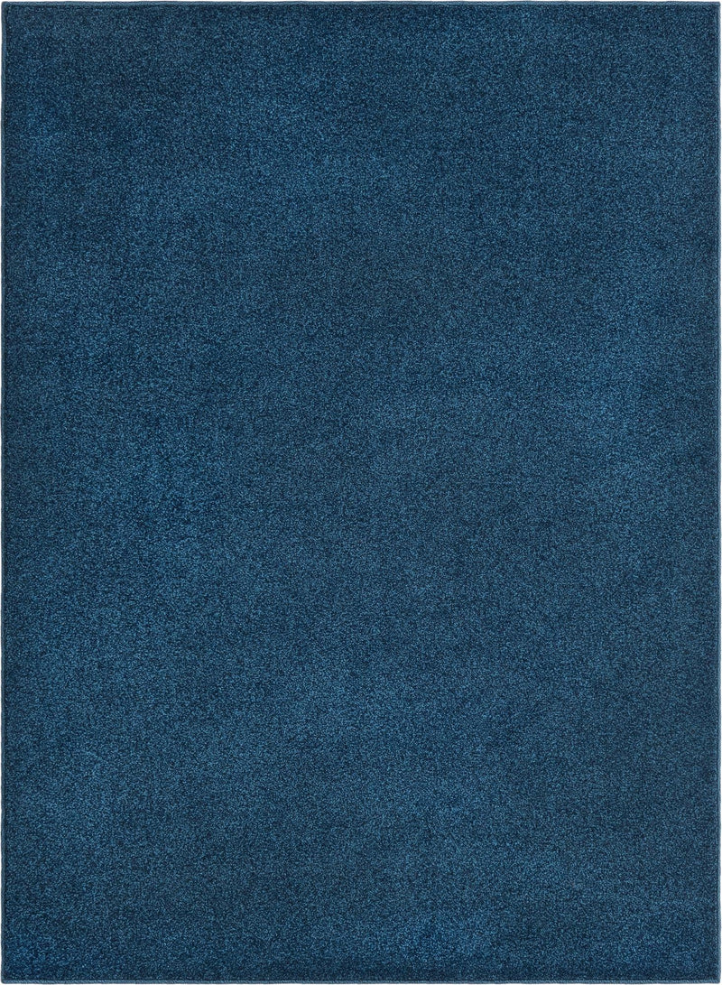 Everyday Elegance Collection Area Rug - Serenity (Navy Blue) Rectangle Navy Blue Main