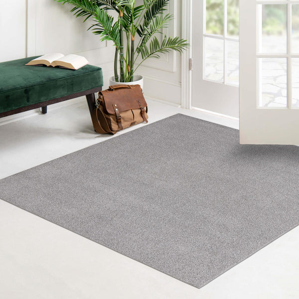 Everyday Elegance Collection Area Rug - Serenity (Pebble Gray) Square Pebble Gray  lifestyle 41