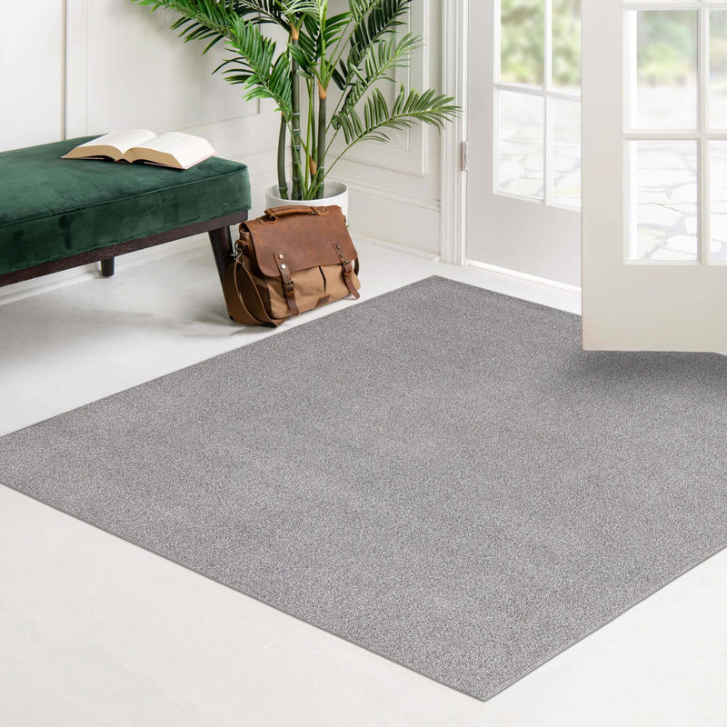 Everyday Elegance Collection Area Rug - Serenity (Pebble Gray) Square Pebble Gray  lifestyle 41