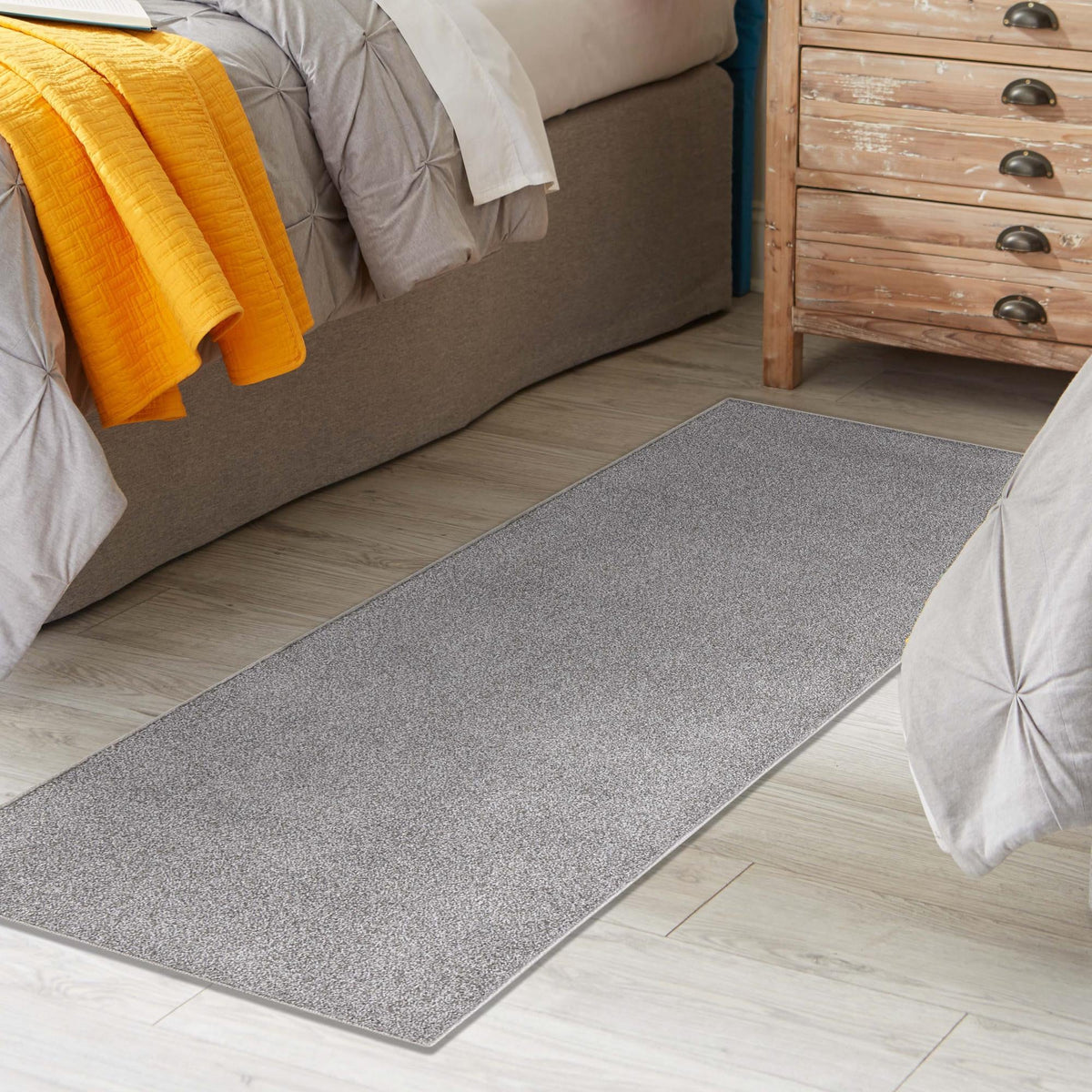 Everyday Elegance Collection Area Rug - Serenity (Pebble Gray) Runner Pebble Gray  lifestyle 42