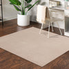 Everyday Elegance Collection Area Rug - Serenity (Sandy Beige) Square Sandy Beige  lifestyle 41