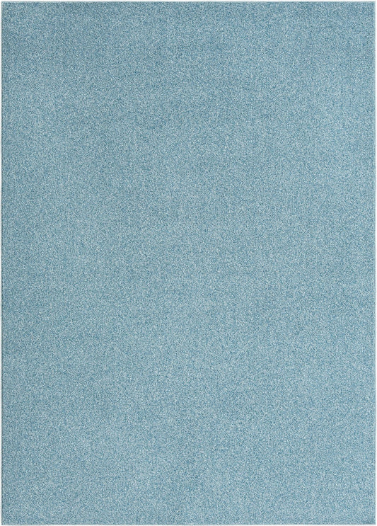 Everyday Elegance Collection Area Rug - Serenity (Santorini Blue) Rectangle Santorini Blue Main