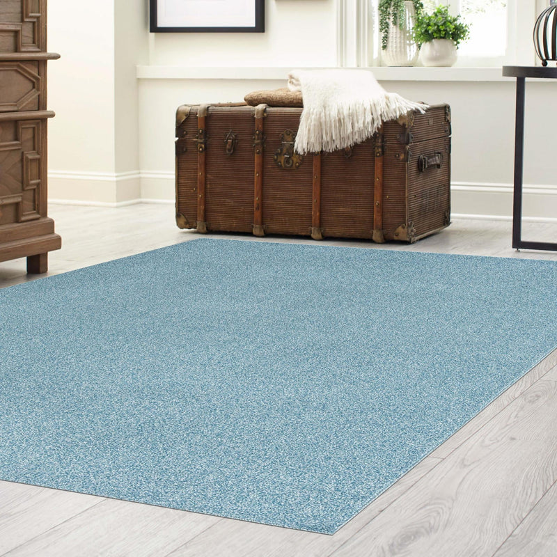 Everyday Elegance Collection Area Rug - Serenity (Santorini Blue) Rectangle Santorini Blue  lifestyle 14
