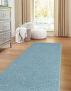 Everyday Elegance Collection Area Rug - Serenity (Santorini Blue) Runner Santorini Blue  lifestyle 18