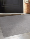 Everyday Elegance Collection Area Rug - Serenity (Smoke Gray) Square Smoke Gray  lifestyle 17