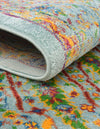 Caribbean Cove Collection Area Rug -  Tobago Octagon Aqua  lifestyle 76