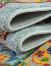 Caribbean Cove Collection Area Rug -  Tobago Octagon Aqua  lifestyle 118