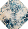 Celestial Haven Collection Area Rug -  Galaxy Octagon Navy Blue  lifestyle 27