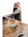Celestial Haven Collection Area Rug -  Galaxy Octagon Brick Red  lifestyle 86