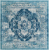 Copenhagen Dahlia Collection Area Rug -  Tårnby Square Navy Blue  lifestyle 25