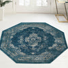 Copenhagen Dahlia Collection Area Rug -  Tårnby Octagon Navy Blue  lifestyle 106
