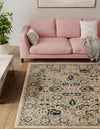 Copenhagen Dahlia Collection Area Rug -  Nørrebro Square Beige  lifestyle 56