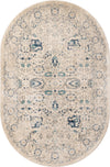 Copenhagen Dahlia Collection Area Rug -  Nørrebro Oval Beige  lifestyle 50