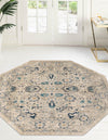 Copenhagen Dahlia Collection Area Rug -  Nørrebro Octagon Beige  lifestyle 67