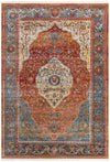 Caribbean Breeze Collection Area Rug -  Vieques Rectangle Rust Red  lifestyle 2