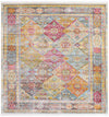 Caribbean Breeze Collection Area Rug -  Grenada Square Multi  lifestyle 13