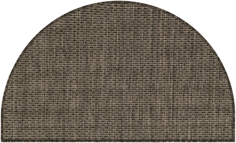 Patio Perfection Collection Area Rug - Veranda (Black) Hearth Black Main