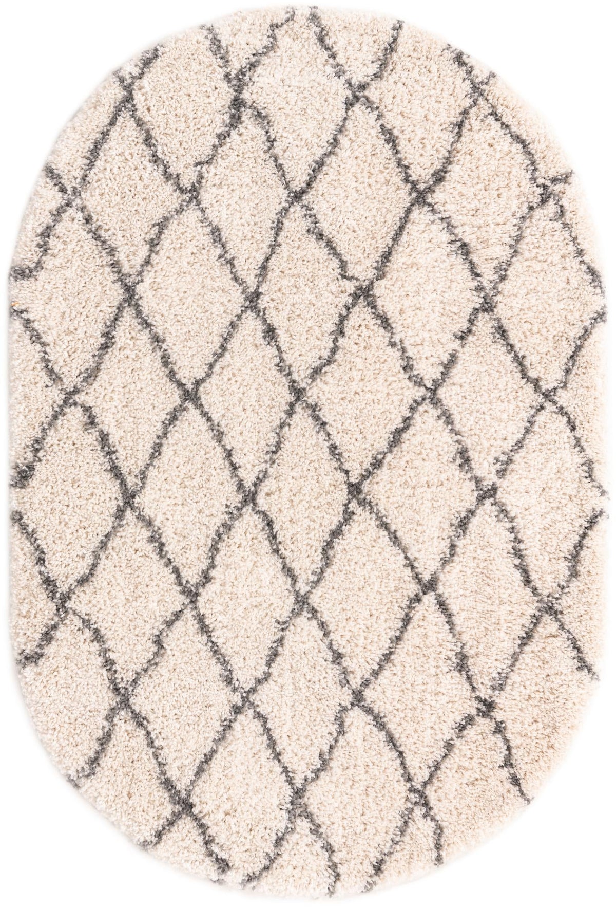 Casablanca Comfort Collection Area Rug -  Tangier Oval Pure Ivory  lifestyle 50
