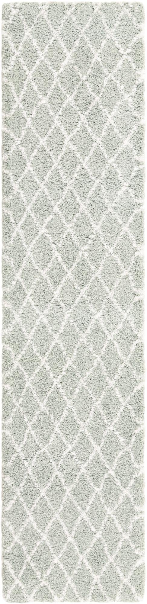 Casablanca Comfort Collection Area Rug -  Tangier Runner White Cyan  lifestyle 45