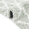Casablanca Comfort Collection Area Rug -  Tangier Rectangle White Cyan  lifestyle 40