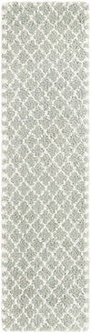 Casablanca Comfort Collection Area Rug -  Atlas Runner White Cyan  lifestyle 50