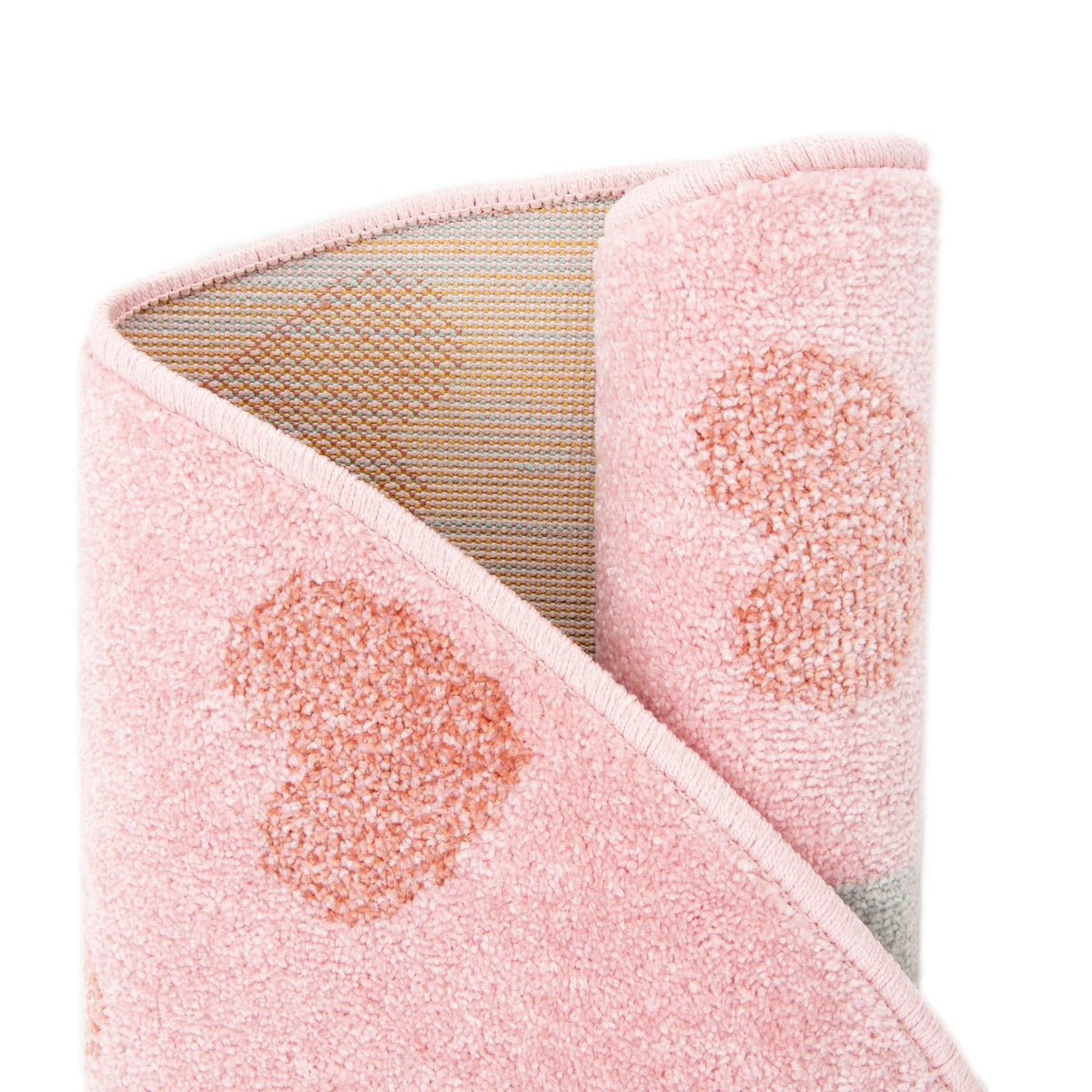 Playful Patterns Collection Area Rug - Frolic Round Pink  lifestyle 10