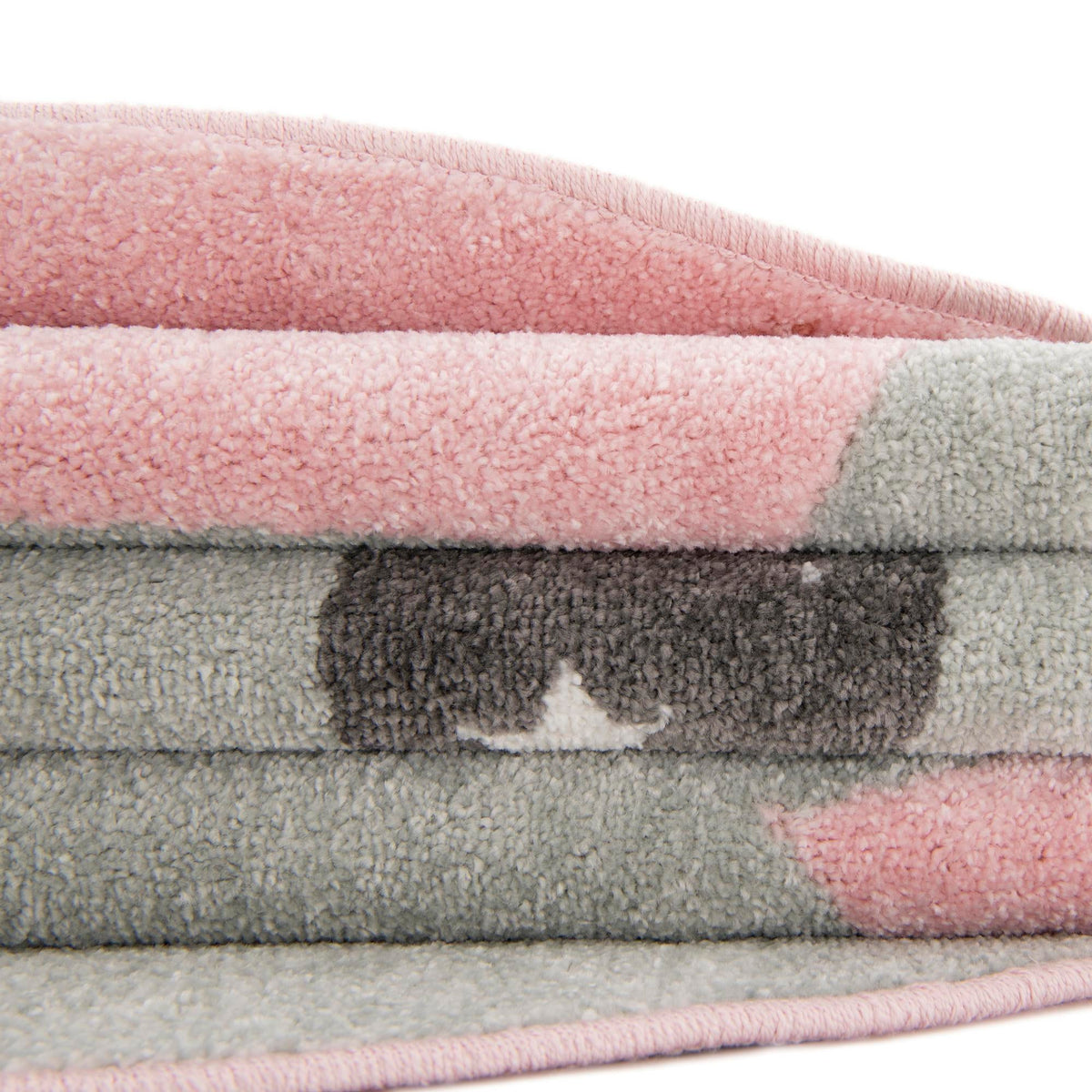 Playful Patterns Collection Area Rug - Frolic Round Pink  lifestyle 13